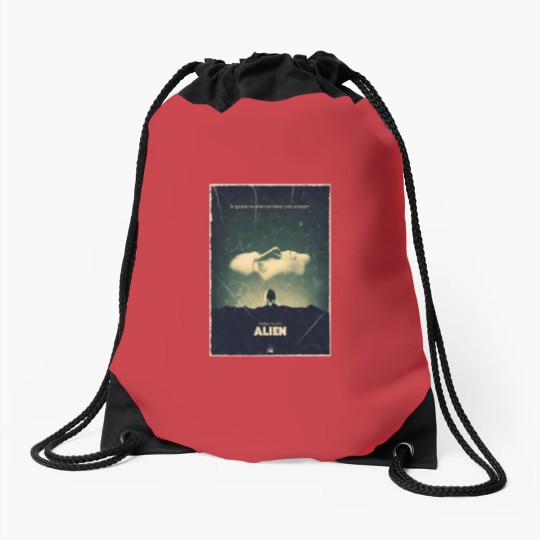 Discover Alien Movie Poster Drawstring Bags