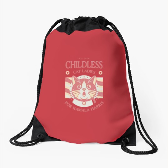 Discover Kamala Harris Drawstring Bags Childless Cat Ladies for Kamala