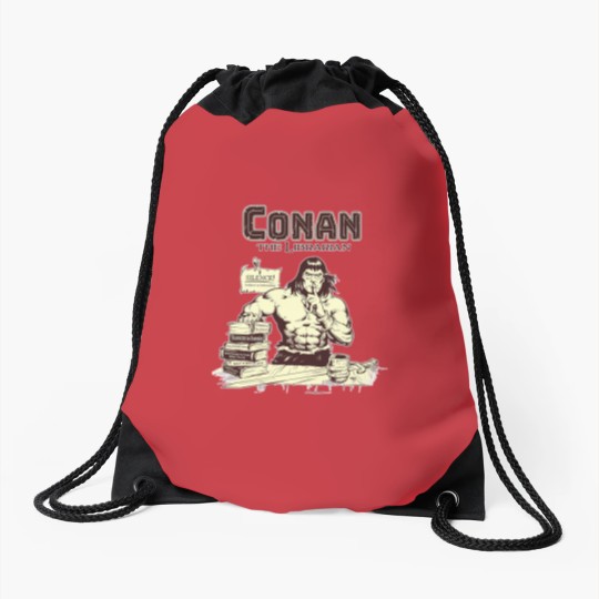 Discover Conan the Librarian Drawstring Bags