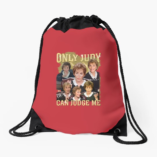 Discover Only Judy Can Judge Me Drawstring Bags