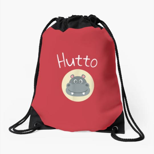 Discover Hutto Tx Hippo Texas City Drawstring Bags