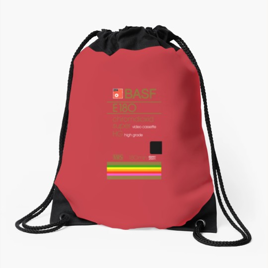 Discover BASF E180 VHS Tape Drawstring Bags