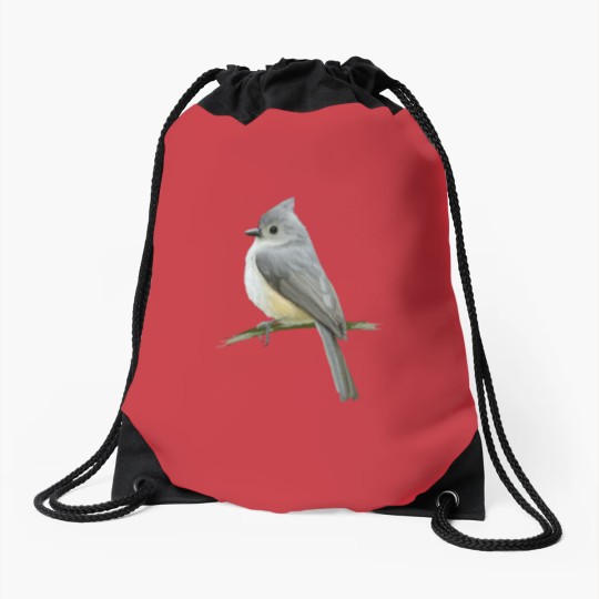 Discover cute bird Drawstring Bags