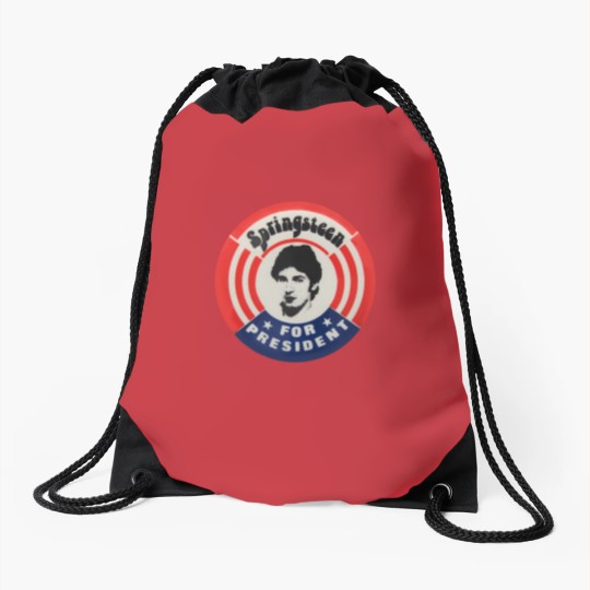 Discover Bruce Springsteen Drawstring Bag - Springsteen for President