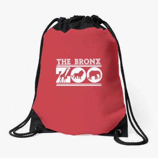 Discover The Bronx Zoo 1899 Drawstring Bags