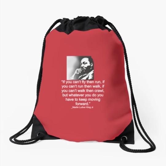Discover Drawstring Bag Featuring Martin Luther King Quotes