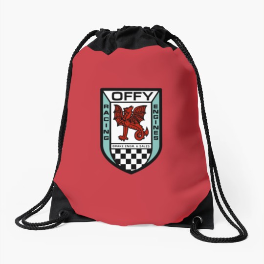 Discover Offy (Offenhauser) Racing Engines The most successful motor in Indy 500 history! Drawstring Bags