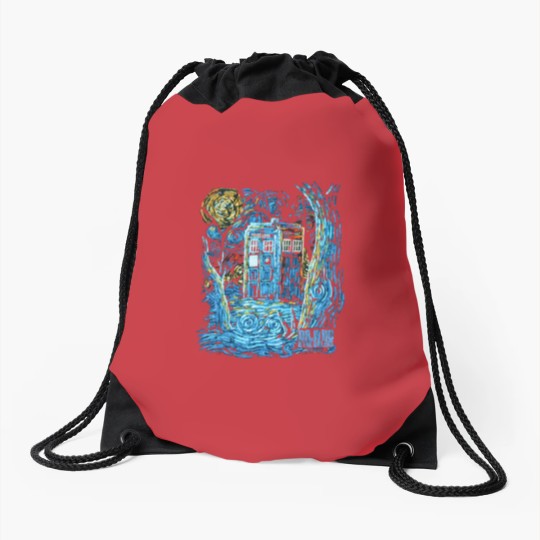 Discover Dr Who and the Daleks Mens Drawstring Bags Size M Short Sleeve Black