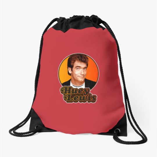 Discover Huey Lewis And The News Tribute Unisex Vintage Drawstring Bags