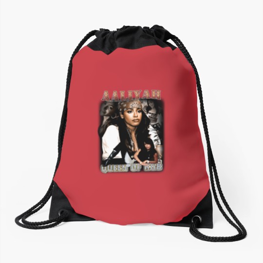 Discover Aaliyah Queen Of R&B Drawstring Bags