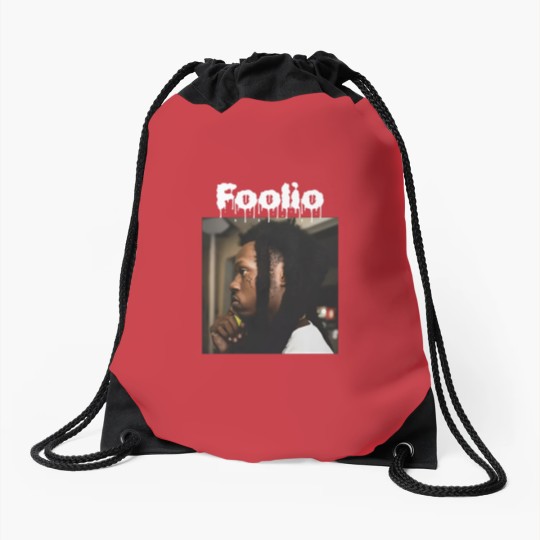 Discover Foolio rapper memory Drawstring Bags