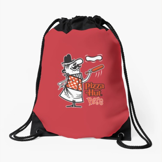 Discover Pizza Hut Pete Essential Drawstring Bags