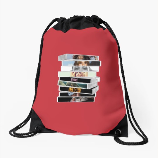 Discover Beyonce Albums Graphic Drawstring Bags