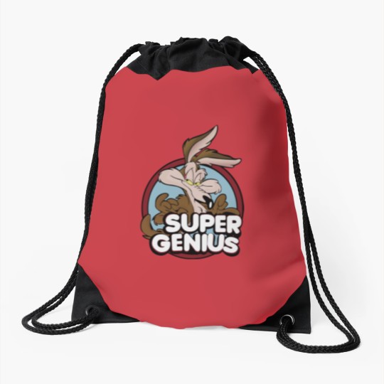 Discover Coyote Super Genius Drawstring Bags