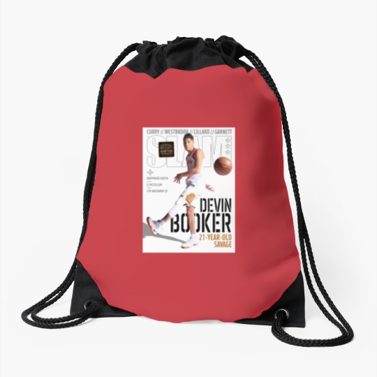 Discover Devin Booker SLAM Poster Drawstring Bags, Devin Booker Magazine Drawstring Bags
