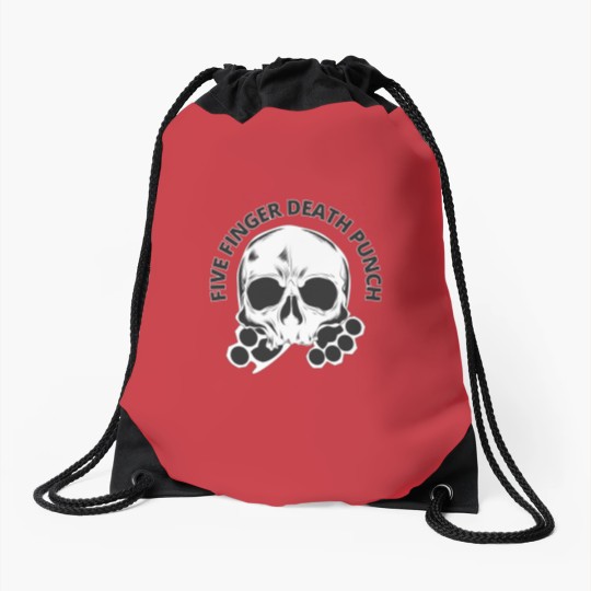 Discover vintage five finger death punch Drawstring Bags