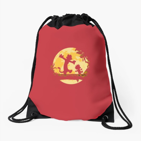Discover Calvin and Hobbes Drawstring Bags