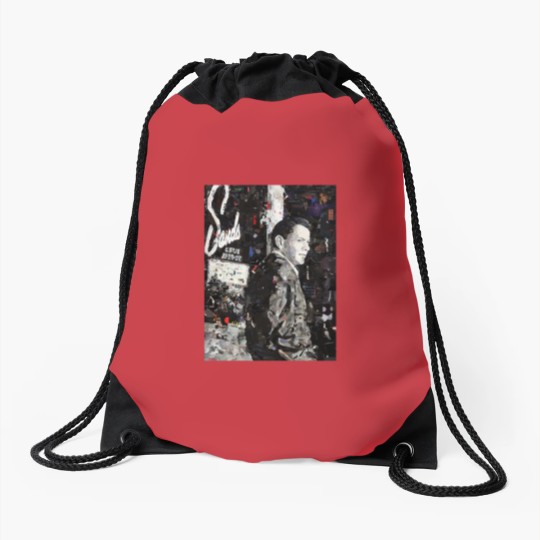 Discover At the Sands (Frank Sinatra) Drawstring Bags