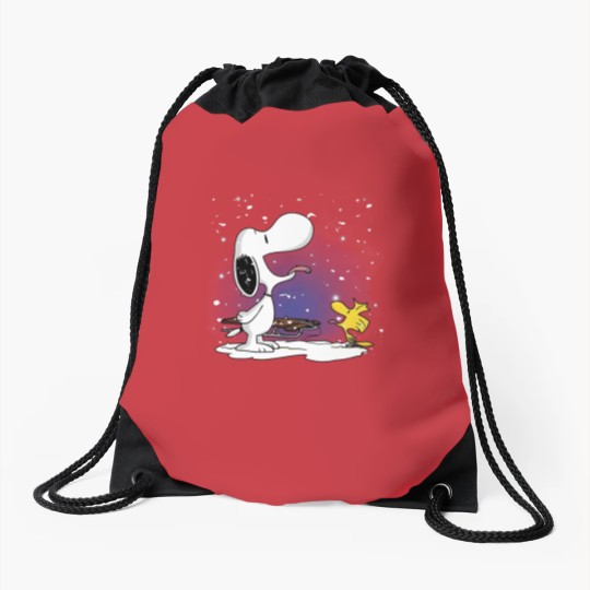 Discover Snoopy Snow Drawstring Bags