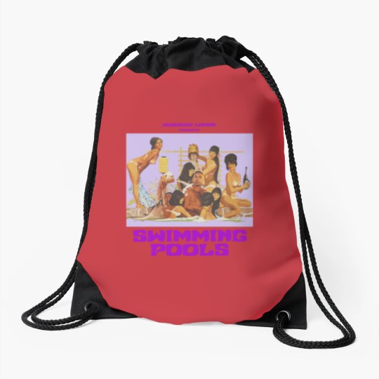 Discover Kendrick Lamar Inspired Swimming Pools Graphic Drawstring Bags