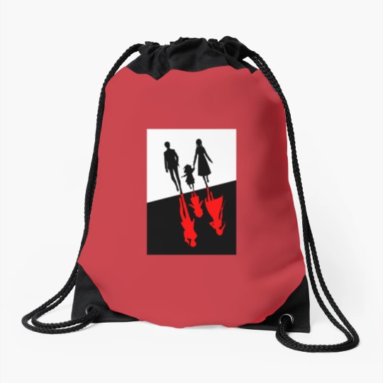 Discover Minimalist Anime Art Spy Family Drawstring Bags