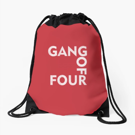 Discover Gang Of Four Drawstring Bags