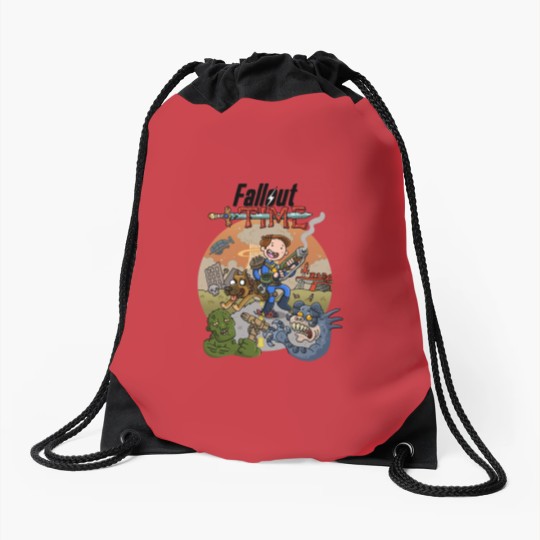 Discover Fallout X Adventure Time Drawstring Bags
