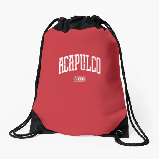 Discover Acapulco Mexico Drawstring Bags