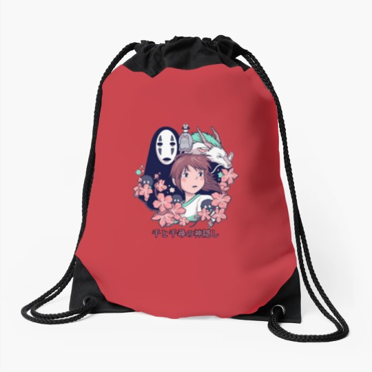 Discover Vintage 90s Spirited Away Drawstring Bag