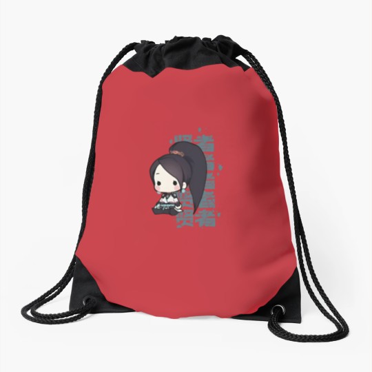 Discover Sage Valorant Drawstring Bag - Cute Chibi Agent Gamer Gift