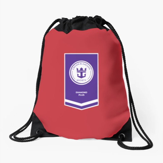 Discover Royal Caribbean Crown and Anchor Diamond Plus Drawstring Bags
