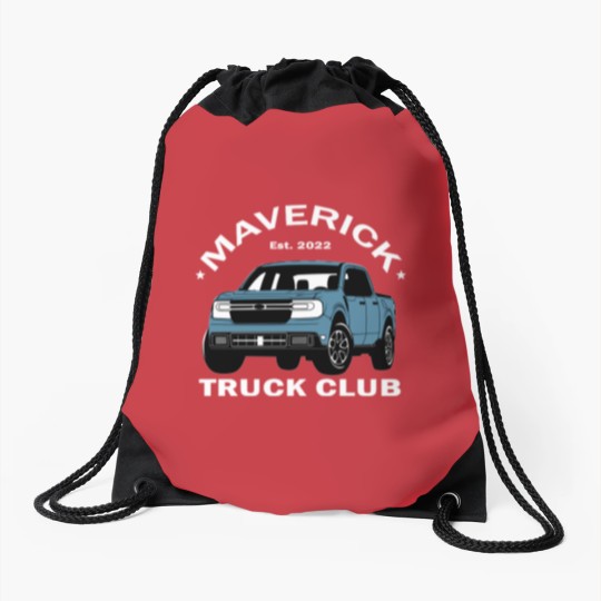 Discover Maverick Truck Club - Area 51 Drawstring Bags