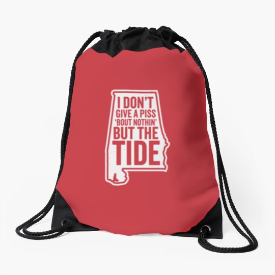 Discover I Don't Give A Piss About Nothing But The Tide - Albm Football Drawstring Bags