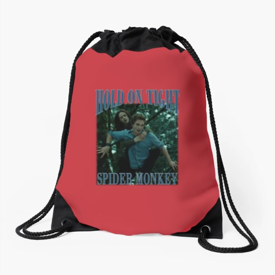 Discover Hold on tight, spider monkey - Twilight - Drawstring Bags