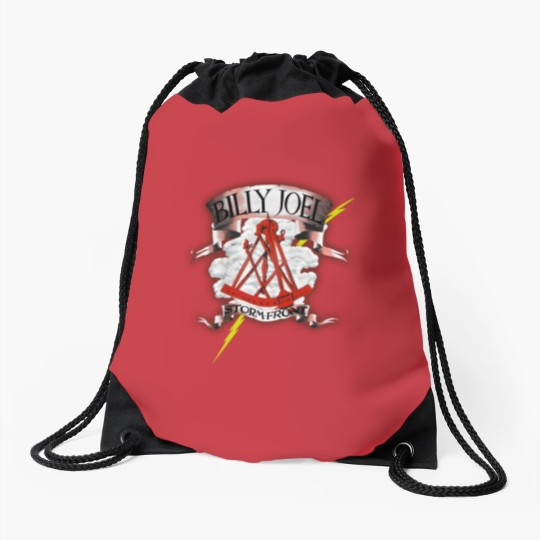 Discover 1990 Billy Joel Storm Front, Only The Good Die Young Vintage Drawstring Bags