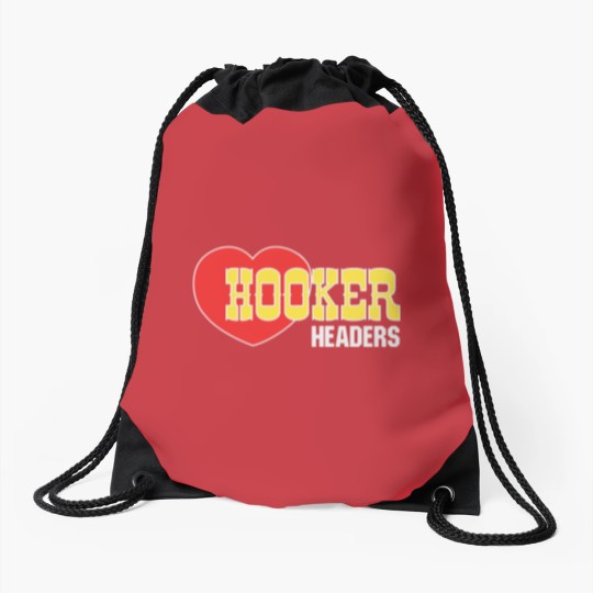 Discover Hooker Headers Drawstring Bags