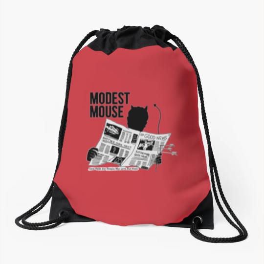 Discover Modest Mouse - Good News for People Who Love Bad News Drawstring Bags