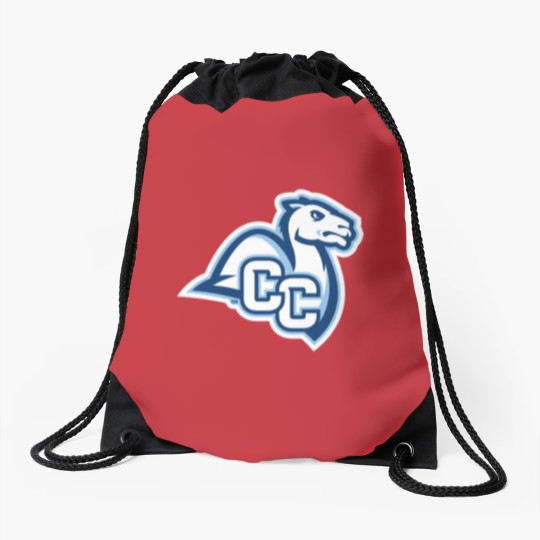 Discover Connecticut College camel athletics gifts souvenirs Drawstring Bags