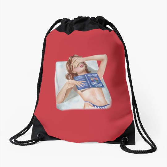 Discover Funny Story by Emily Henry book Drawstring Bags