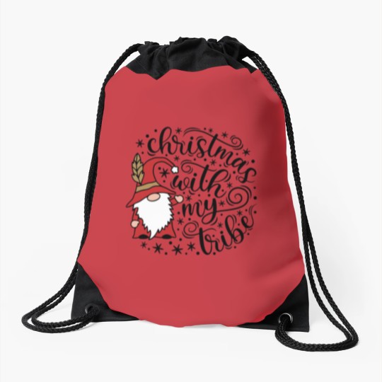 Discover Gnome Family Christmas Drawstring Bags