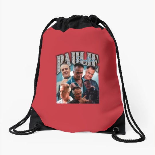 Discover Paulie Gualtieri Vintage Drawstring Bags, Paulie Gualtieri Fans Homage Drawstring Bags