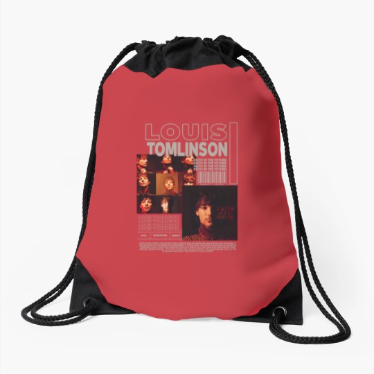 Discover Louis Tomlinson Vintage Drawstring Bags, Louis Tomlinson Faith