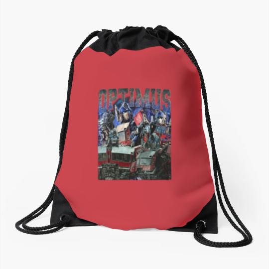 Discover Optimus Prime Drawstring Bag