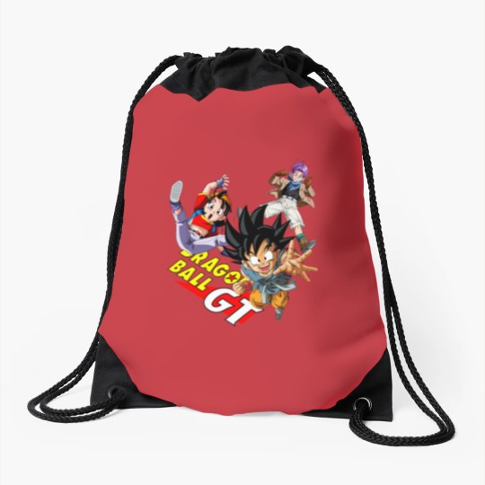 Discover Kid Son Goku Pan Trunks Dragon Ball GT - Dragon Ball Gt Kid Goku Pan Trunks - Drawstring Bags