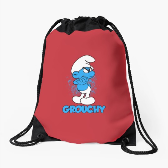 Discover Grouchy Smurf - Grouchy - Drawstring Bags