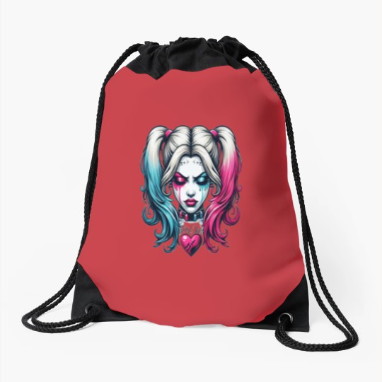 Discover Harley Quinn Drawstring Bags