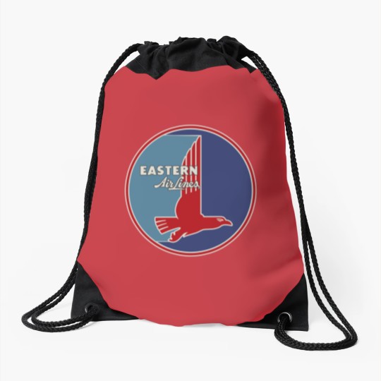 Discover Eastern Airlines Vintage Logo  Defunct Airline Logo  20 Drawstring Bags