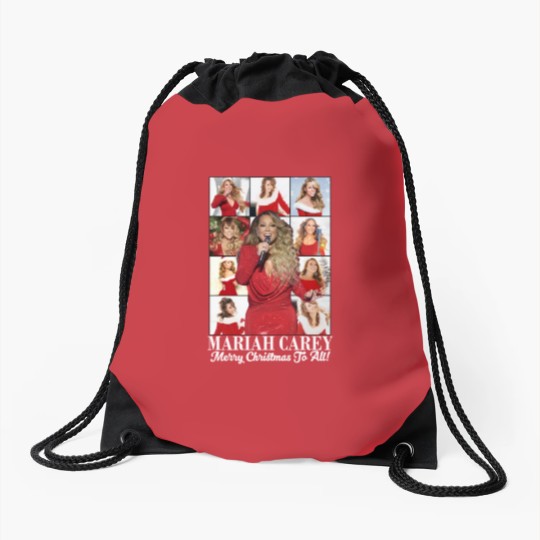 Discover Mariah Carey Christmas Drawstring Bags - Merry Christmas One and All Tour 2023