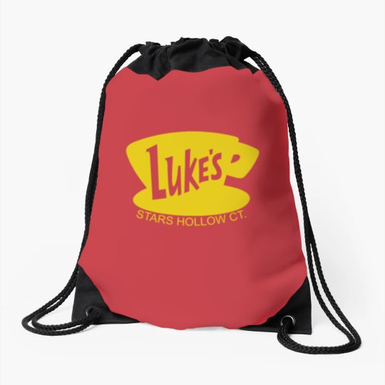Discover Luke's Diner Drawstring Bags