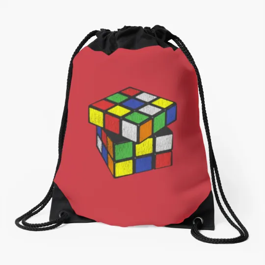 Discover Original Rubik's Cube Drawstring Bags